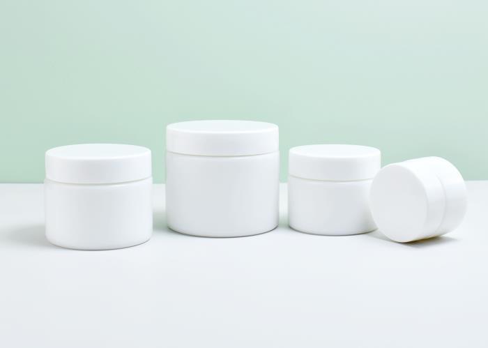 JG-AQP Opal Glass Jars